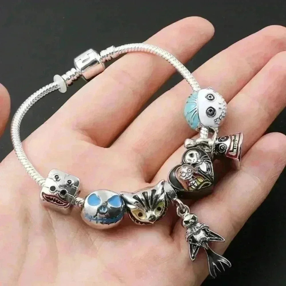 Nightmare B4 Christmas Jack Charm Bracelet